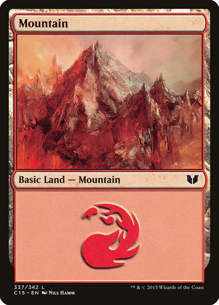 Mountain (337) [Commander 2015] - MTG Single