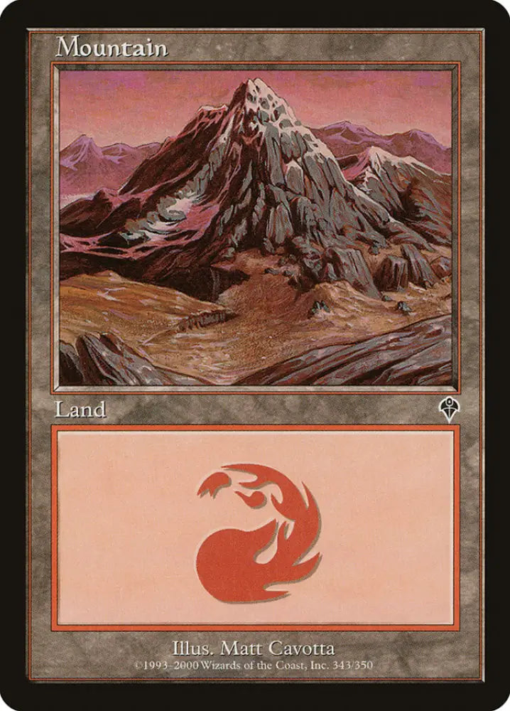 Mountain (343) [Invasion] - MTG Single