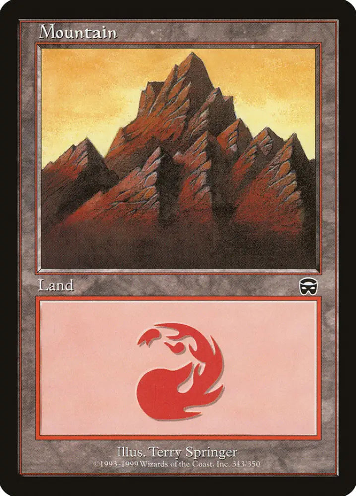 Mountain (343) [Mercadian Masques] - MTG Single