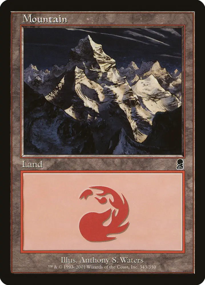 Mountain (343) [Odyssey] - MTG Single