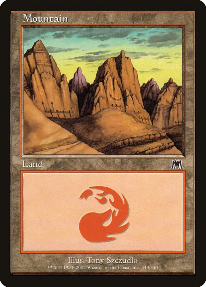 Mountain (343) [Onslaught] - MTG Single