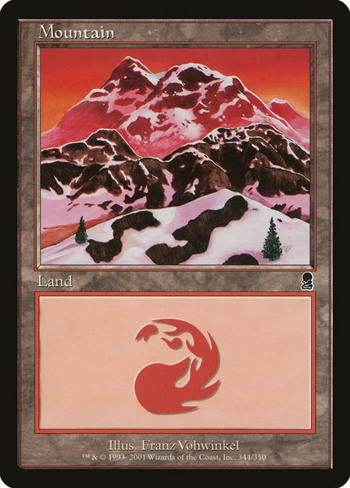 Mountain (344) [Odyssey] - MTG Single