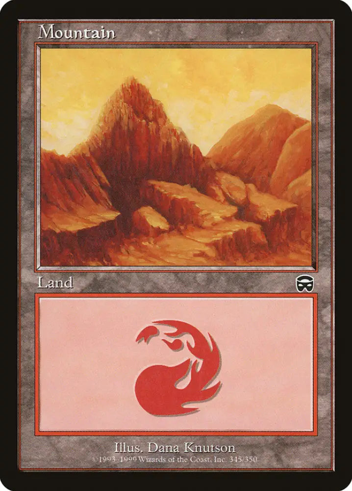 Mountain (345) [Mercadian Masques] - MTG Single