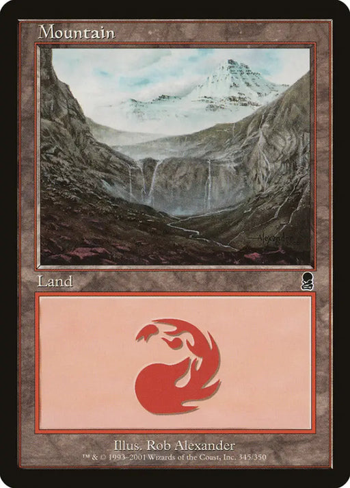 Mountain (345) [Odyssey] - MTG Single