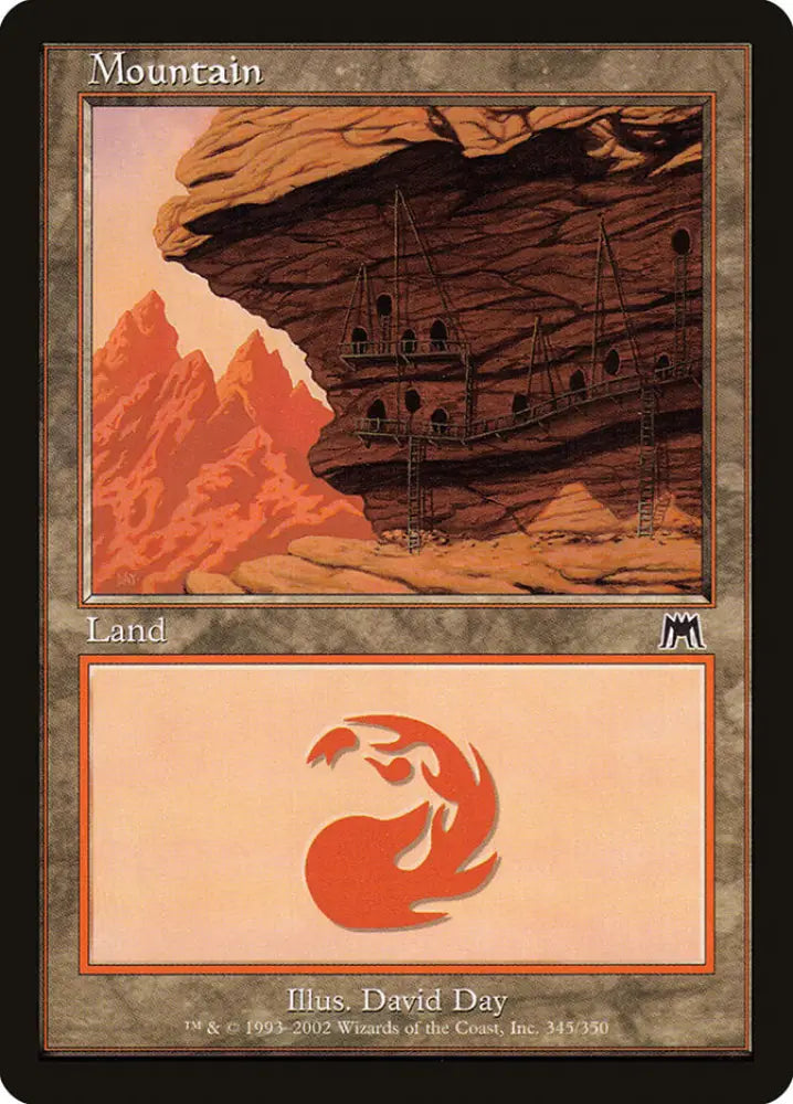 Mountain (345) [Onslaught] - MTG Single