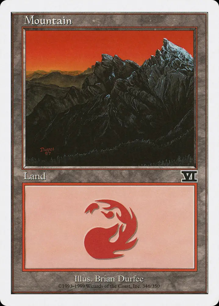 Mountain (346) [Classic Sixth Edition] - MTG Single