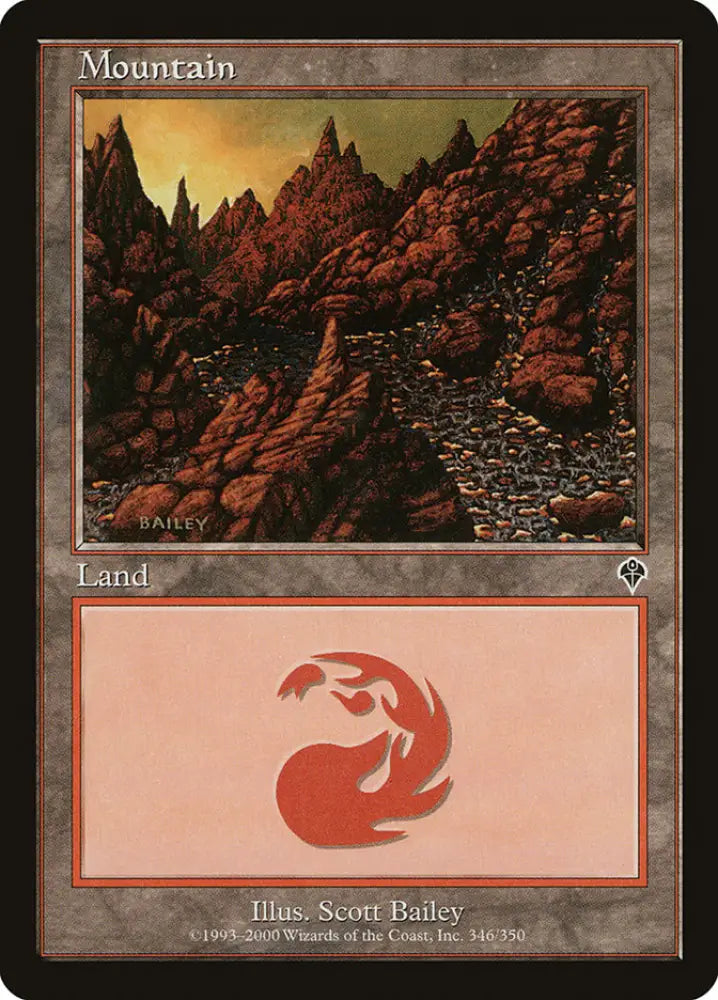 Mountain (346) [Invasion] - MTG Single