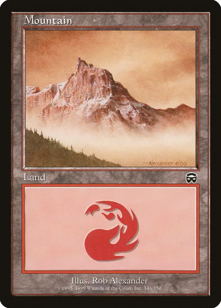 Mountain (346) [Mercadian Masques] - MTG Single