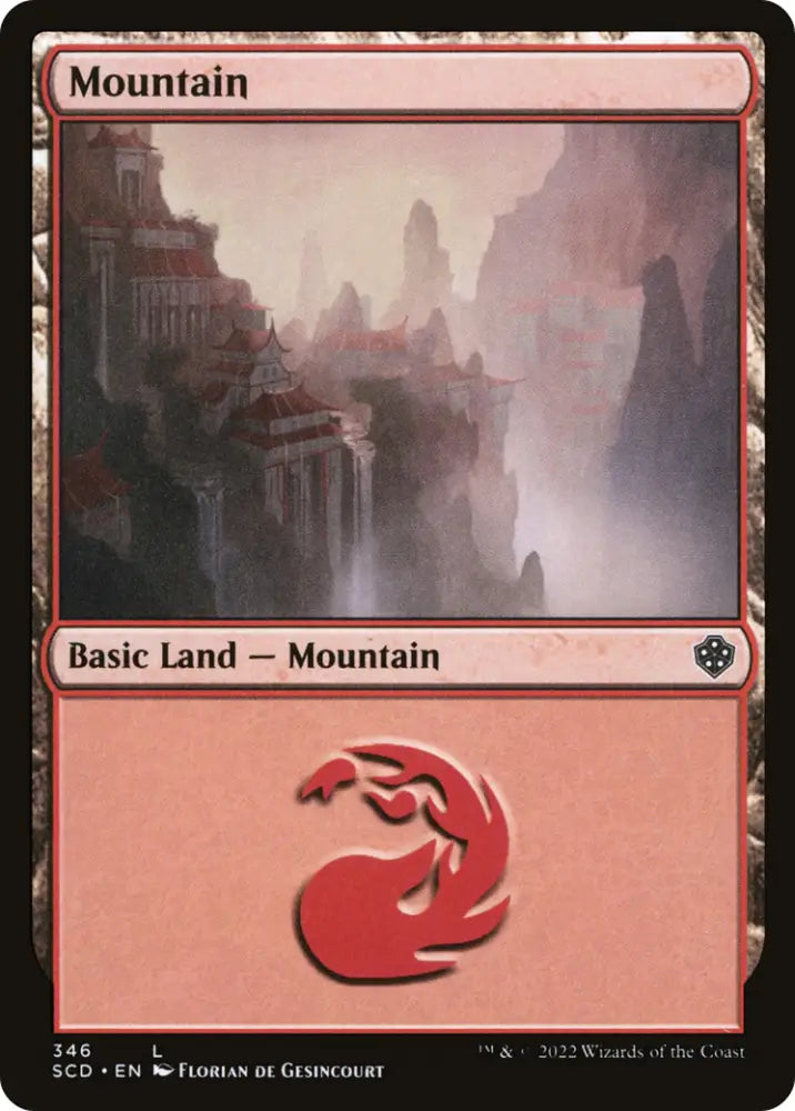 Mountain (346) [Starter Commander Decks] - MTG Single