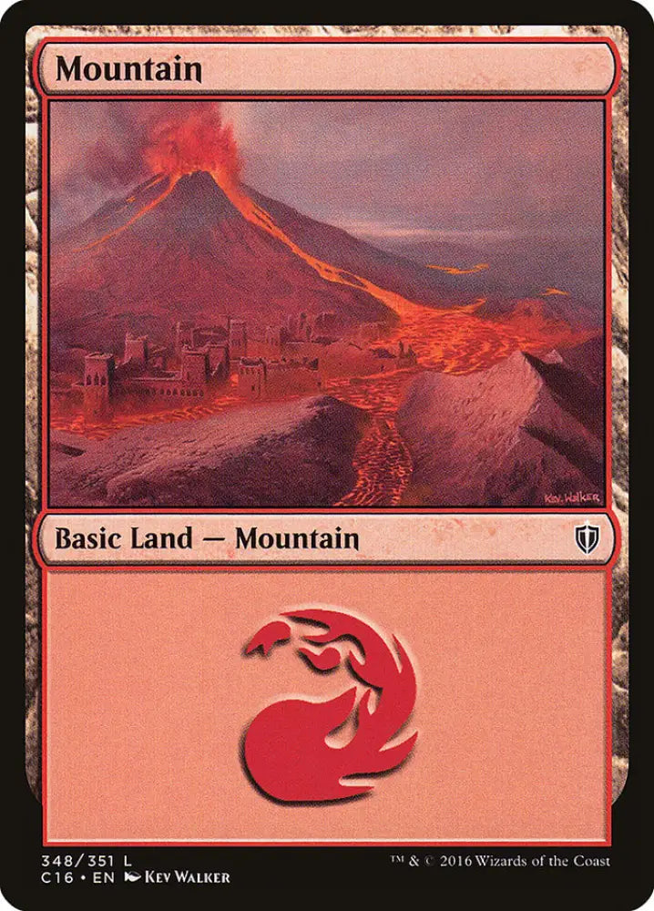 Mountain (348) [Commander 2016] - MTG Single