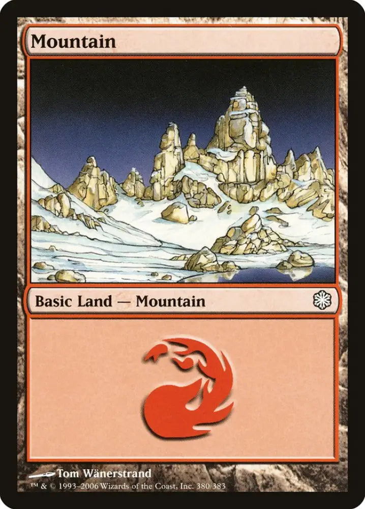 Mountain (380) [Coldsnap Theme Decks] - MTG Single