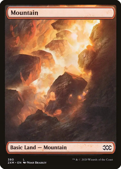 Mountain (380) [Double Masters] - MTG Single