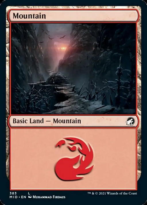 Mountain (383) [Innistrad: Midnight Hunt] - MTG Single