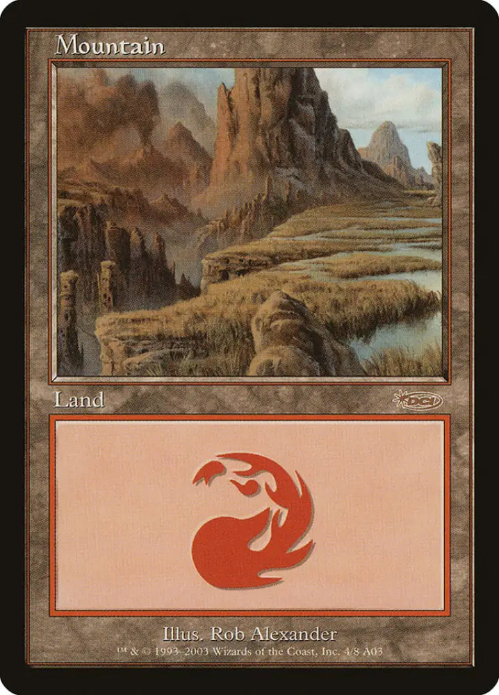 Mountain (4) [Arena League 2003] - MTG Single