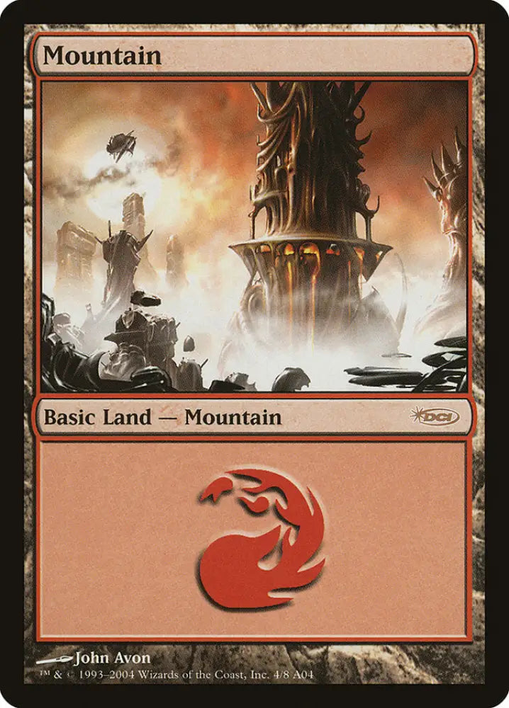 Mountain (4) [Arena League 2004] - MTG Single