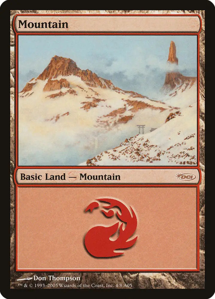Mountain (4) [Arena League 2005] - MTG Single