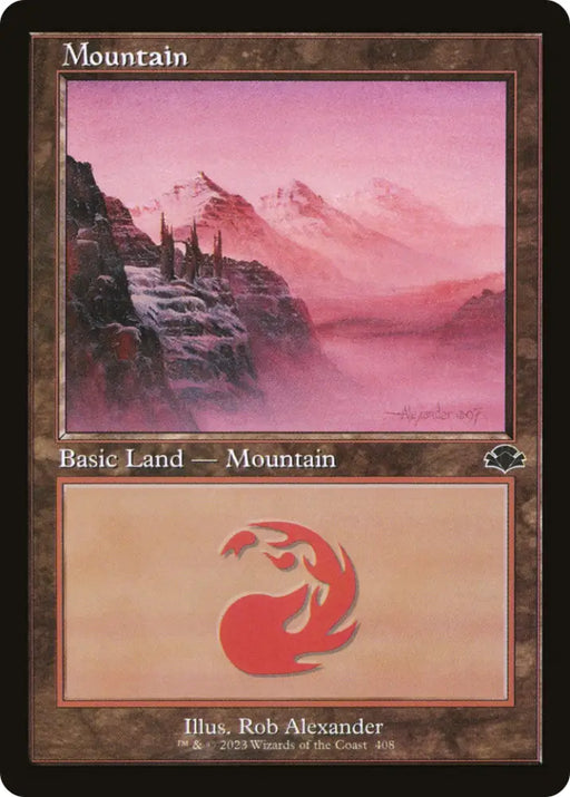 Mountain (408) (Retro) [Dominaria Remastered] - MTG Single