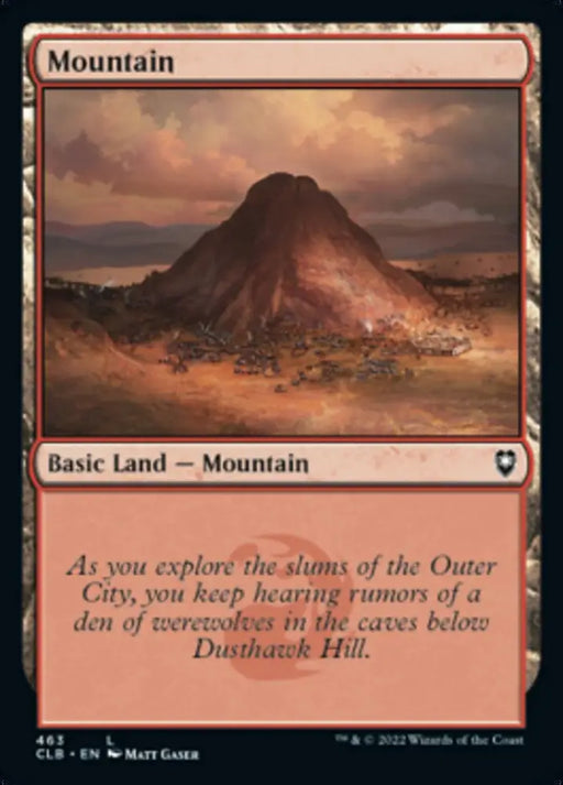 Mountain (463) [Commander Legends: Battle for Baldur’s Gate] - MTG Single
