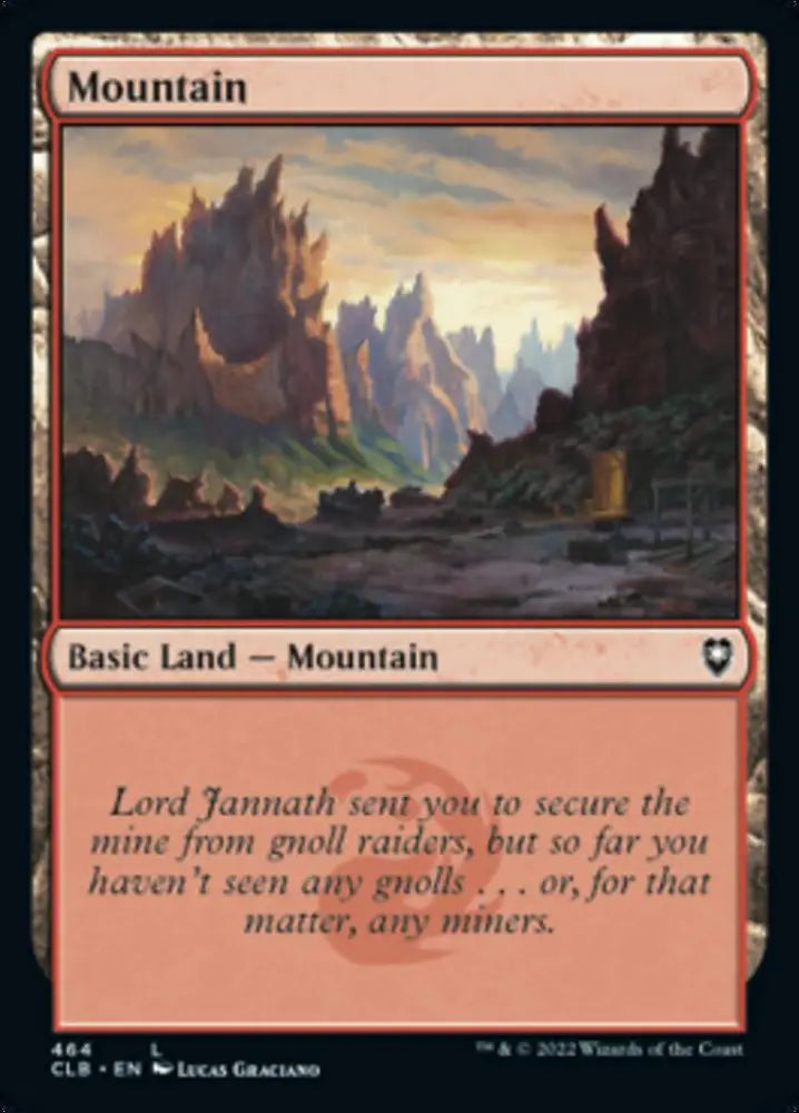 Mountain (464) [Commander Legends: Battle for Baldur’s Gate] - MTG Single
