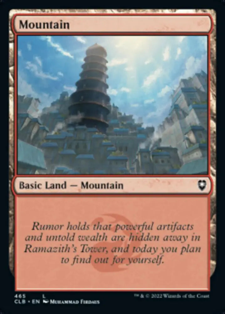 Mountain (465) [Commander Legends: Battle for Baldur’s Gate] - MTG Single