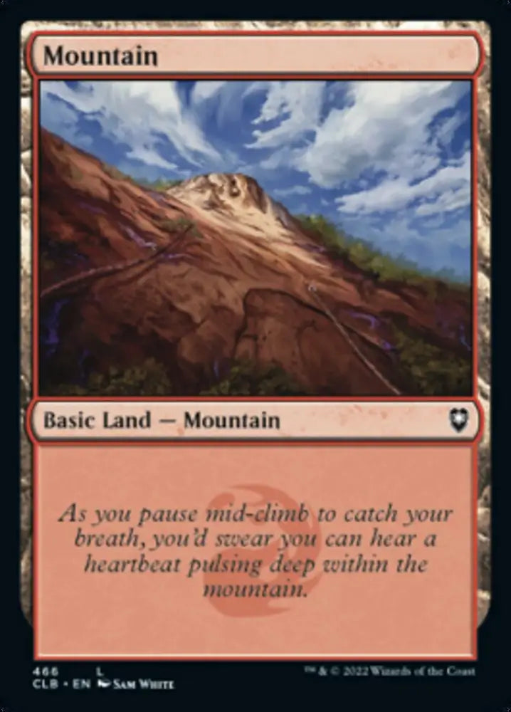 Mountain (466) [Commander Legends: Battle for Baldur’s Gate] - MTG Single