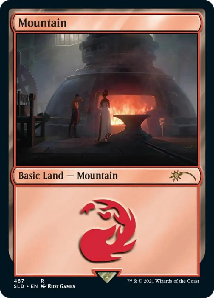 Mountain (487) [Secret Lair Drop Series] - MTG Single