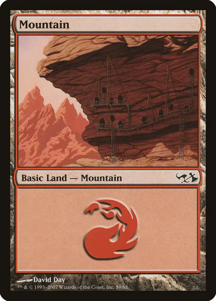 Mountain (59) [Duel Decks: Elves vs. Goblins] - MTG Single
