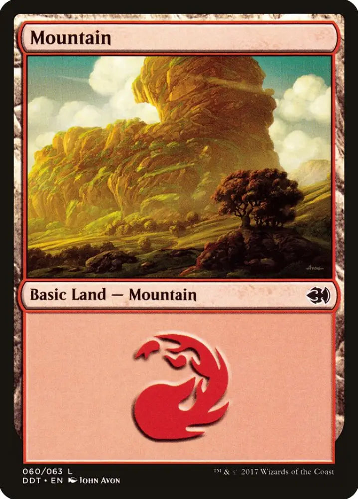 Mountain (60) [Duel Decks: Merfolk vs. Goblins] - MTG Single