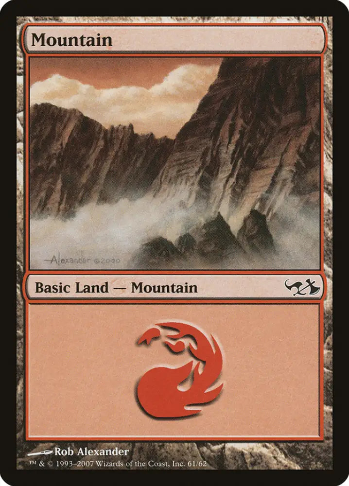 Mountain (61) [Duel Decks: Elves vs. Goblins] - MTG Single