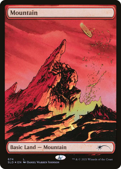 Mountain (674) [Secret Lair Drop Promos] - MTG Single