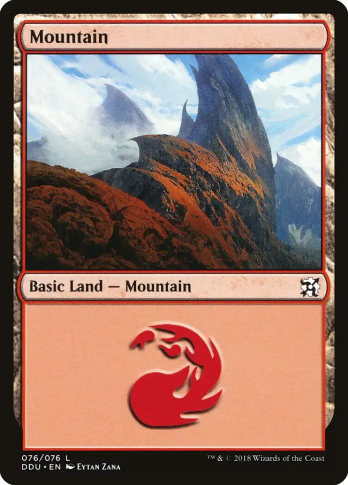Mountain (76) [Duel Decks: Elves vs. Inventors] - MTG Single