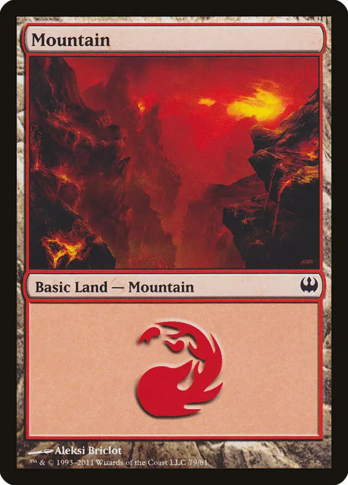 Mountain (79) [Duel Decks: Knights vs. Dragons] - MTG Single