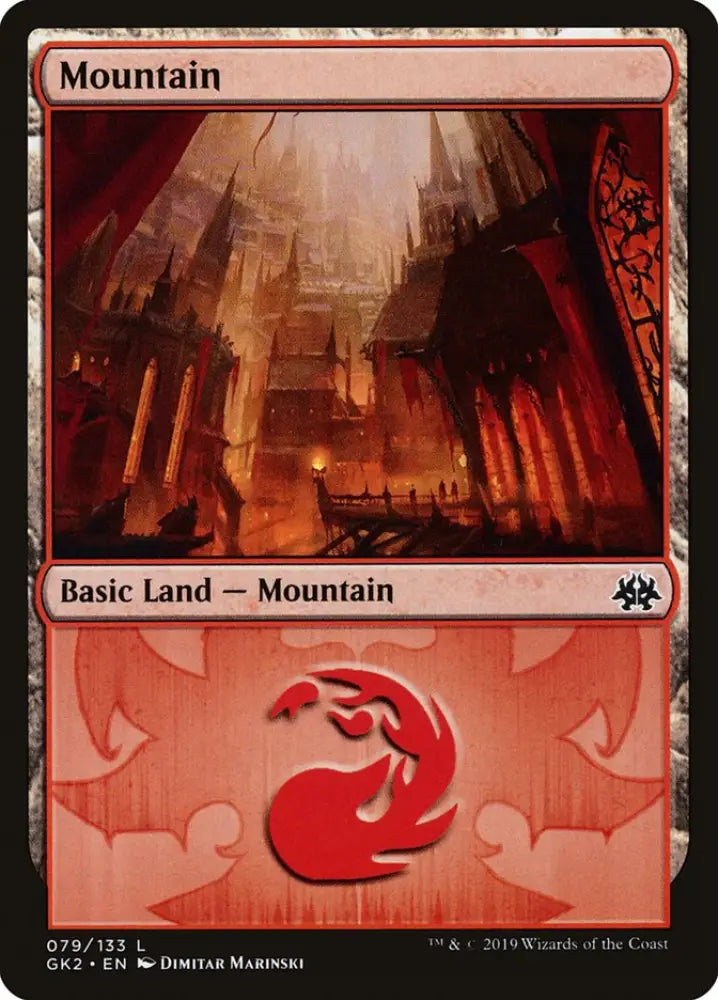 Mountain (79) [Ravnica Allegiance Guild Kit] - MTG Single