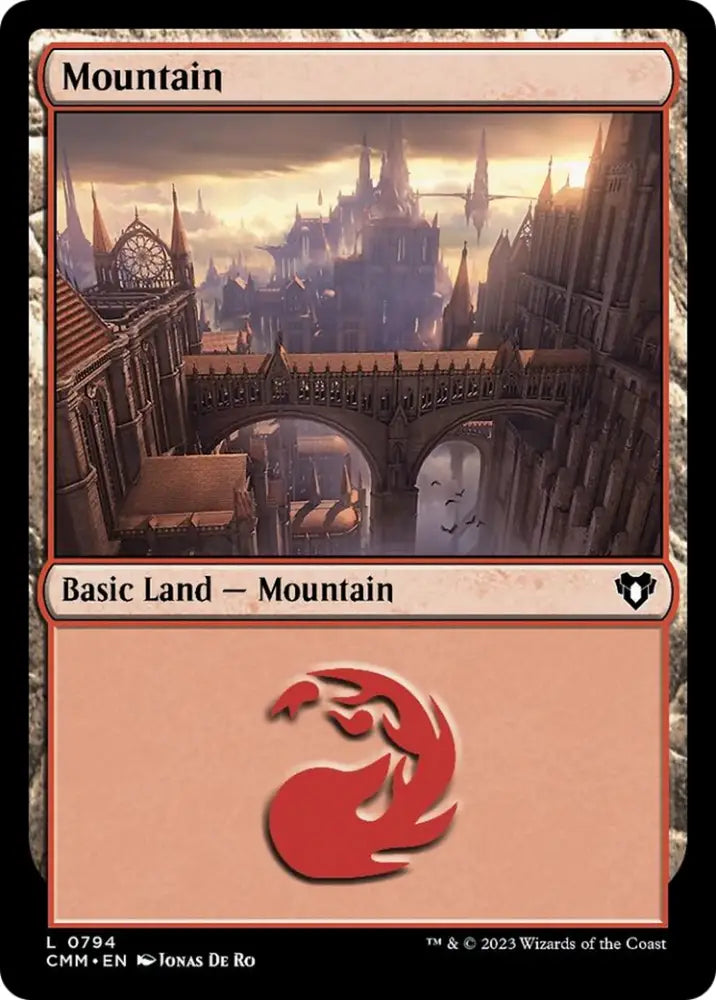 Mountain (794) [Commander Masters] - MTG Single