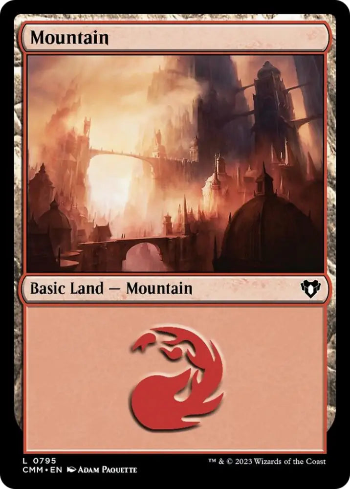 Mountain (795) [Commander Masters] - MTG Single