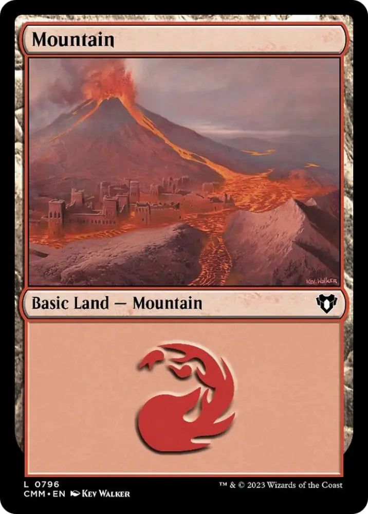 Mountain (796) [Commander Masters] - MTG Single
