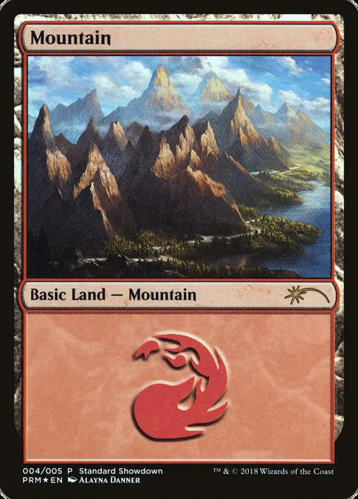 Mountain (Alayna Danner) [Standard Showdown Promos] - MTG Single