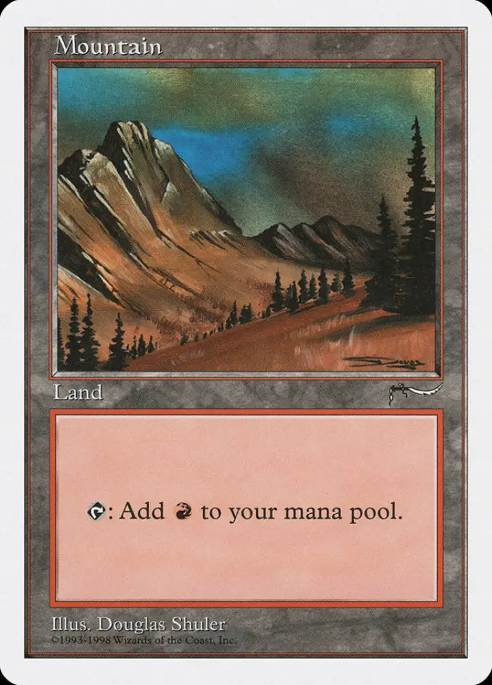 Mountain (Douglas Shuler) [Anthologies] - MTG Single