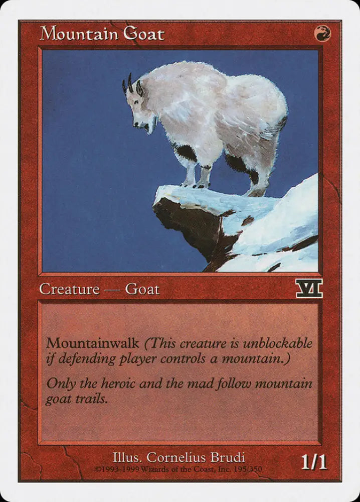 Mountain Goat [Classic Sixth Edition] - MTG Single