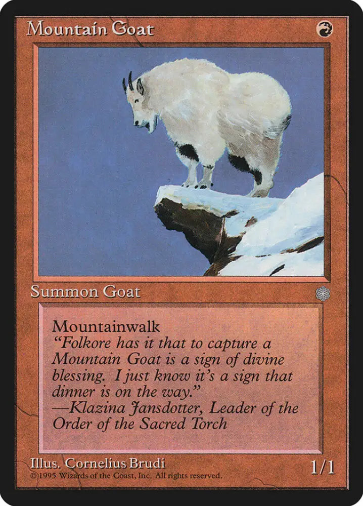 Mountain Goat [Ice Age] - MTG Single
