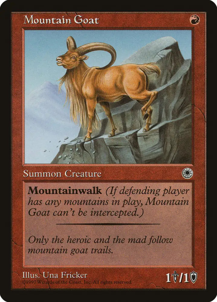 Mountain Goat [Portal] - MTG Single