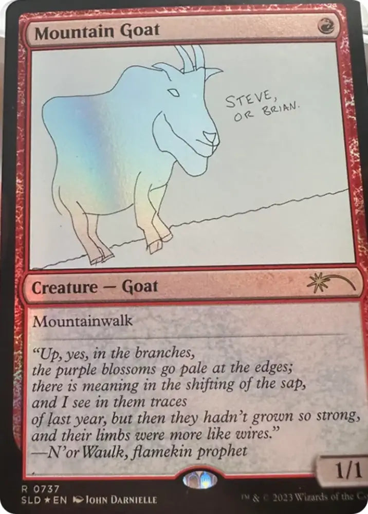 Mountain Goat [Secret Lair Drop Series] - MTG Single