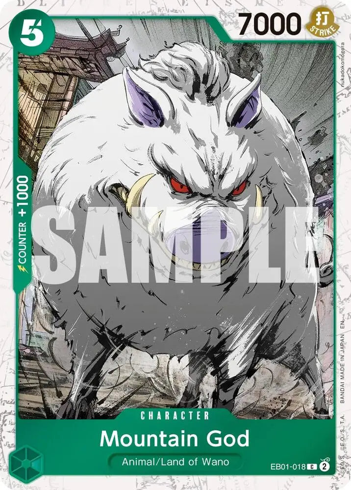 Mountain God (Pirate Foil) (EB01-018) [Premium Booster -The Best- Vol. 2]