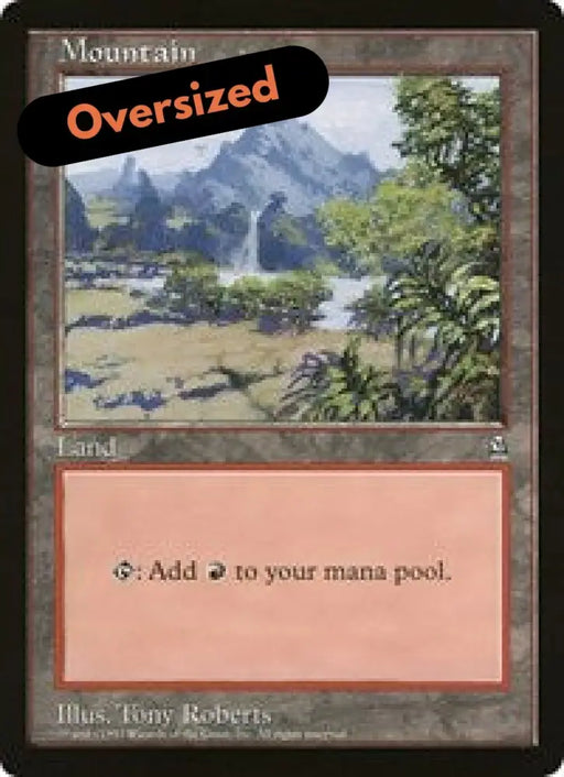 Mountain (Oversized) [Oversize Cards] - MTG Single