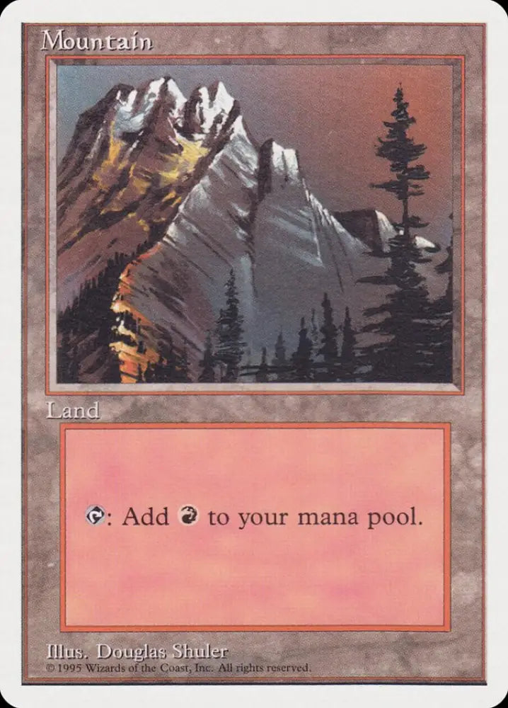 Mountain (Red Sky in the Top Right) [Rivals Quick Start Set] - MTG Single