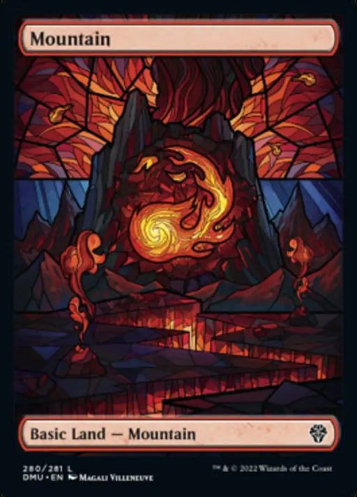 Mountain (Showcase) [Dominaria United] - MTG Single