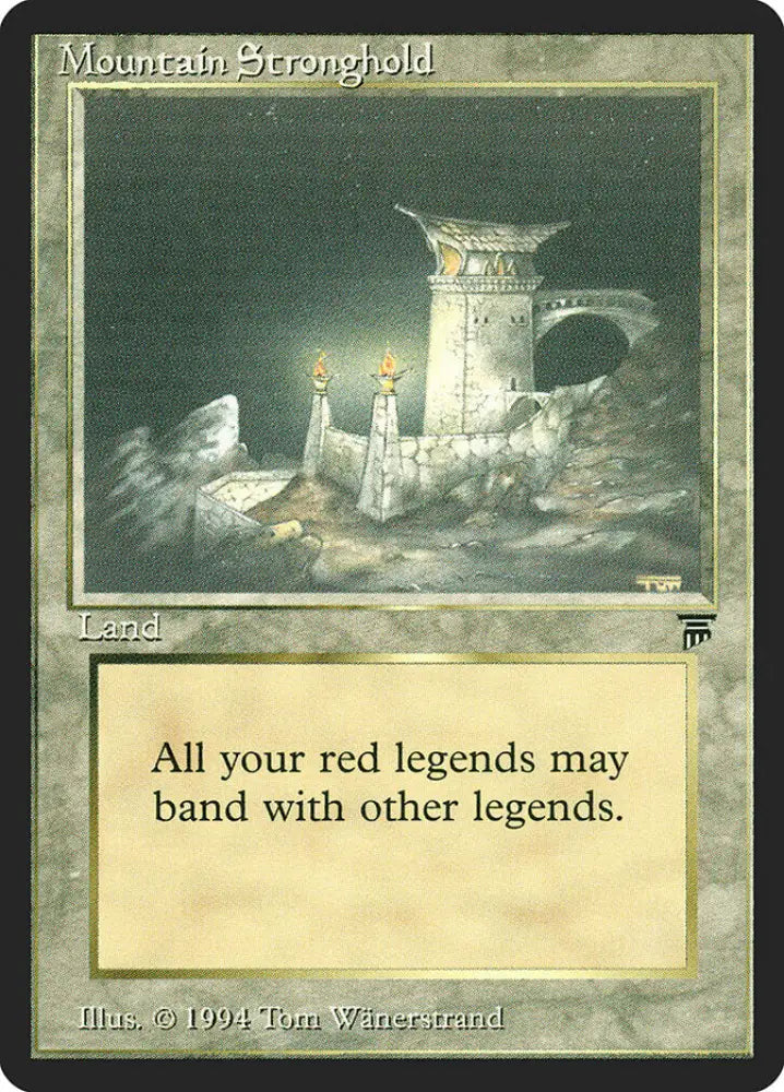 Mountain Stronghold [Legends] - MTG Single