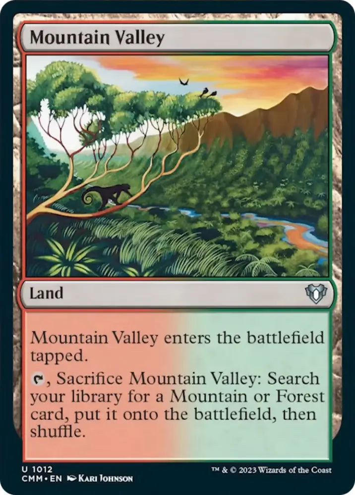 Mountain Valley [Commander Masters] - MTG Single