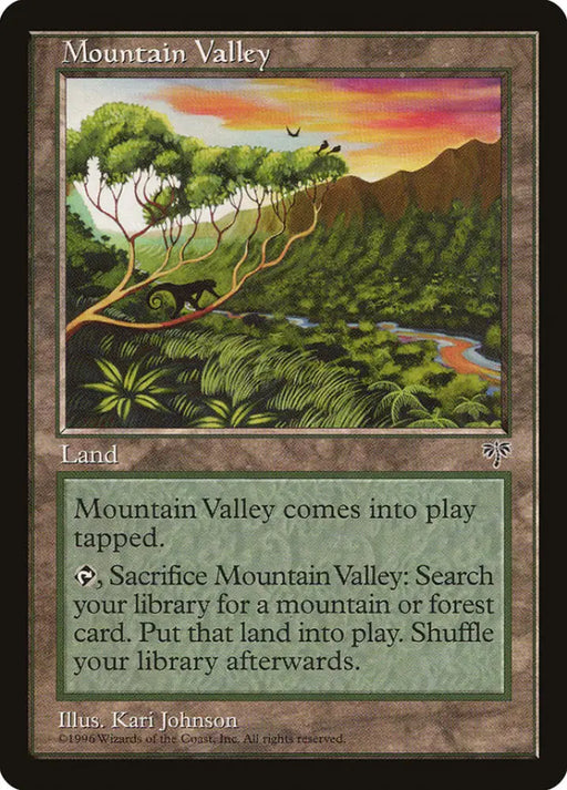 Mountain Valley [Mirage] - MTG Single