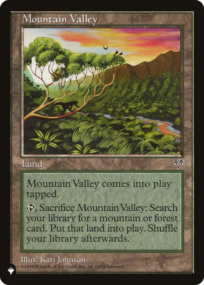 Mountain Valley [The List] - MTG Single